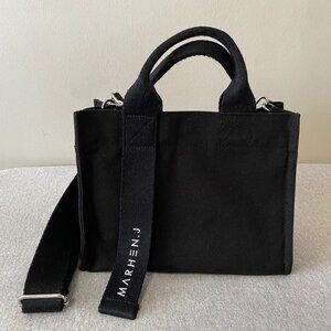 MARHEN.J Cotton Canvas Tote Bag Rico Mini Black